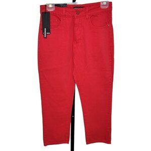 Fashion Nova  Momokrom High Rise Crop Straight Leg Jeans